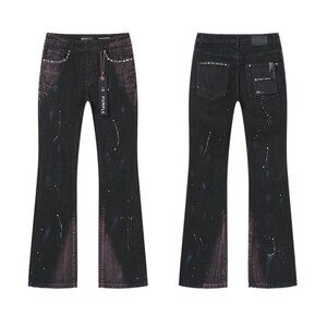 Black Distressed Men's Jeans